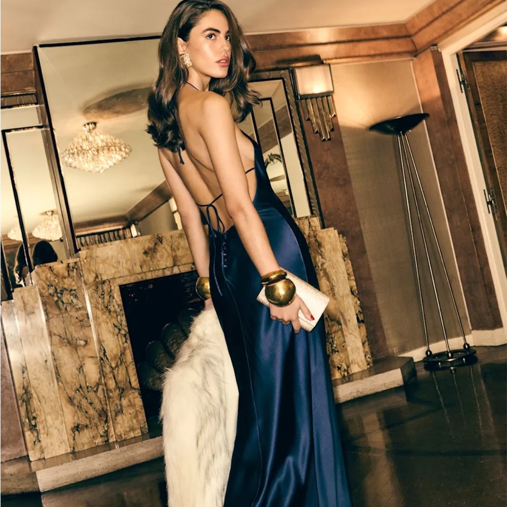 Jeany Maxi Dress Silk Reformation